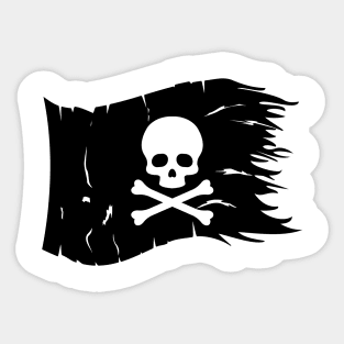 skull and bones Sticker